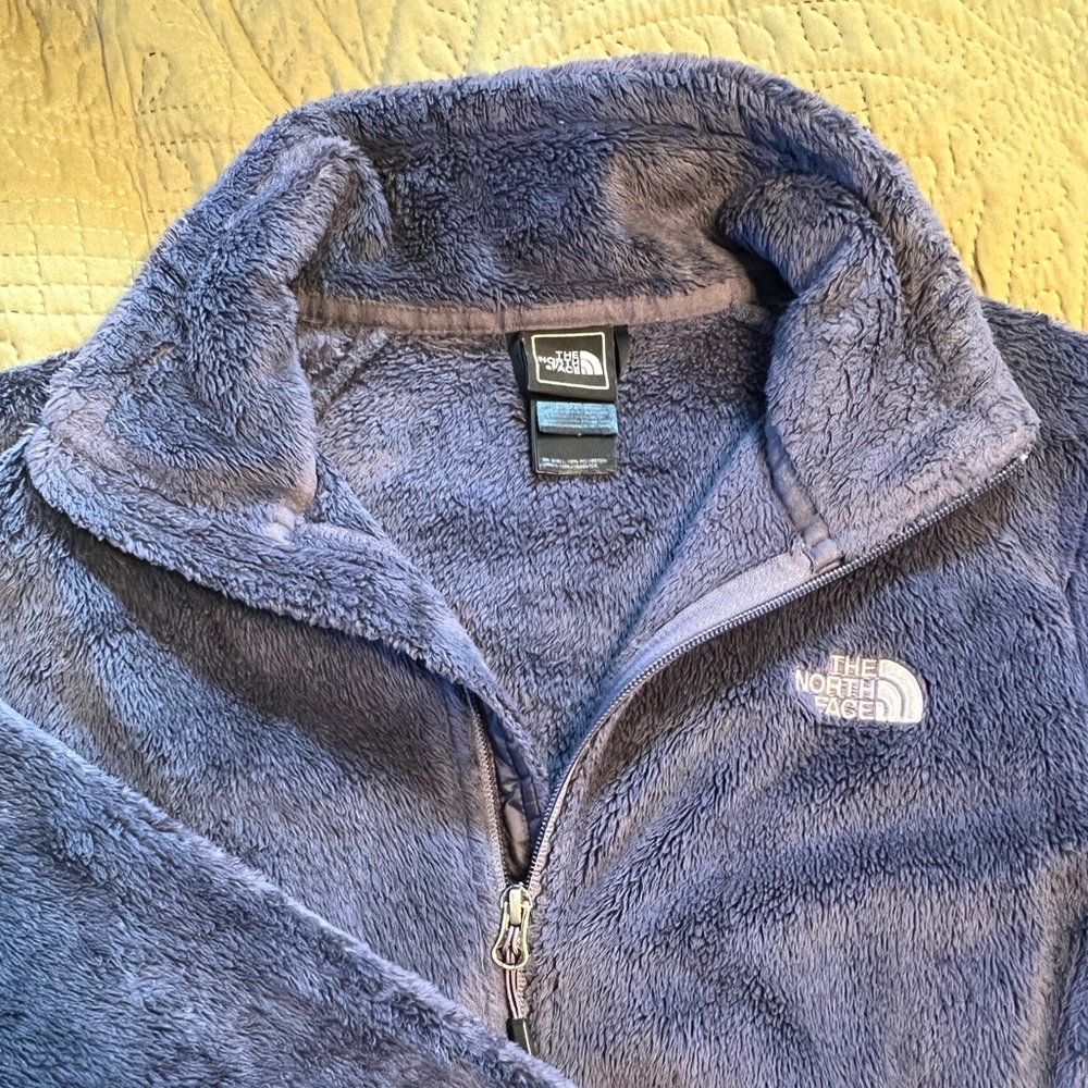 Women’s Size L The North Face Fuzzy Jacket - Bluish- Purple